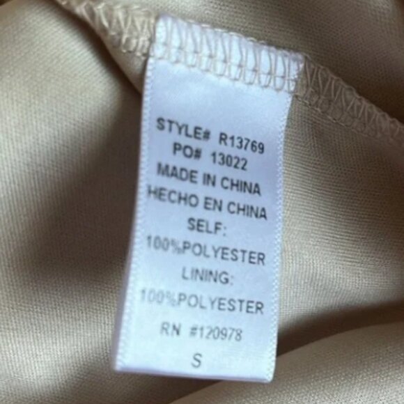 Entro Tan and Pink Watercolor Romper - Picture 6 of 7